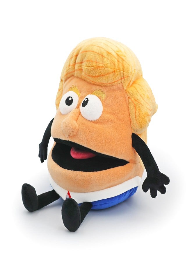 GOOFBALLS Funny Trump Hand Puppet - Cute and Hilarious Political Gag Gift for Adults & Kids - Expressive President Toy for Comedy, Pranks, Parties, and Collectors - Image 2